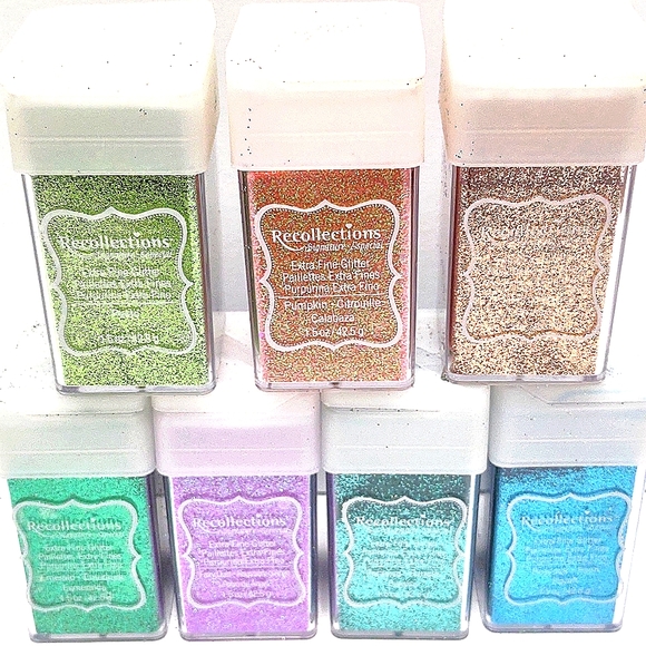 Recollections Extra Fine Glitter Crafts Supplies Tools Bundle - Picture 7 of 8
